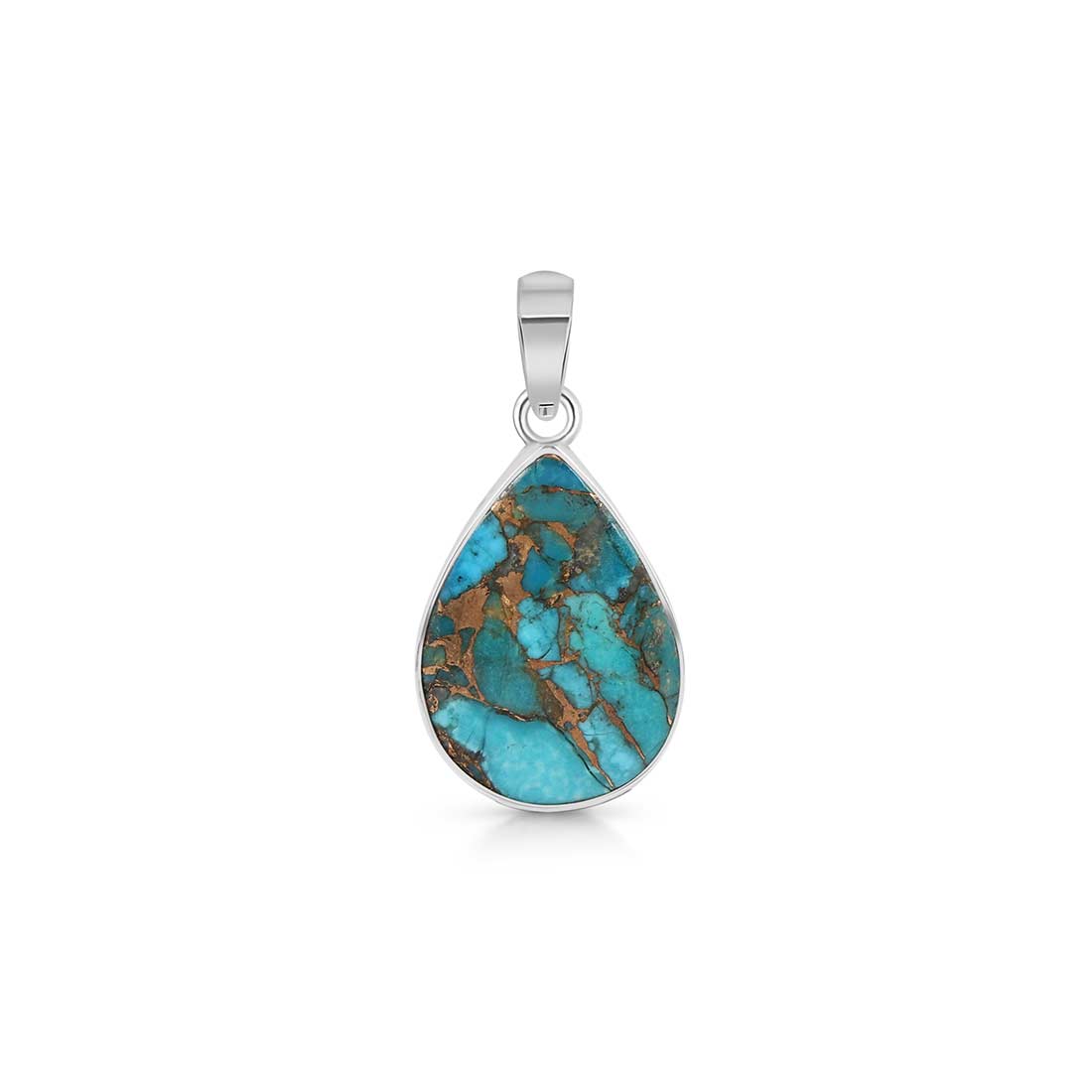 Turquoise (Copper) Pendant-(TRC-P-20.)